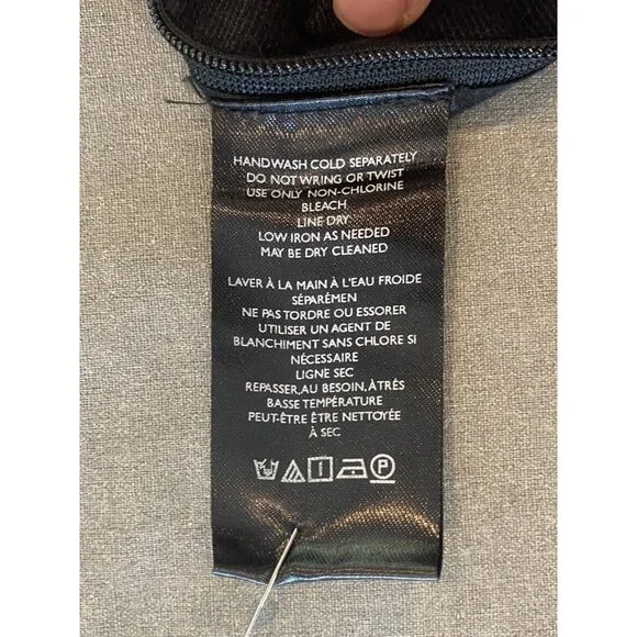 Free People One Shoulder Cropped Black Woven Cotton Blend Gauze Jumpsuit Size 8 - Picture 7 of 7